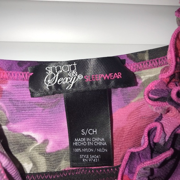 Multi-Floral Ruffle Slip - Picture 5 of 5